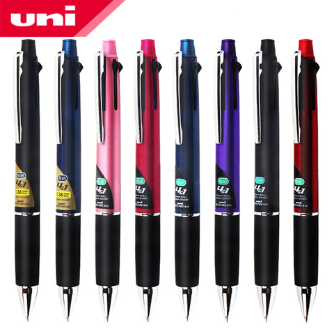 Stylo multifonction UNI 4 + 1 JETSTREAM, 0.5mm/ 0.7mm, stylo à bille 4 couleurs + crayon mécanique 0.5mm, 1 pièce ► Photo 1/6