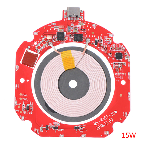 Qi – chargeur sans fil rapide, Module émetteur de Circuit imprimé PCBA + charge de bobine 15W ► Photo 1/6