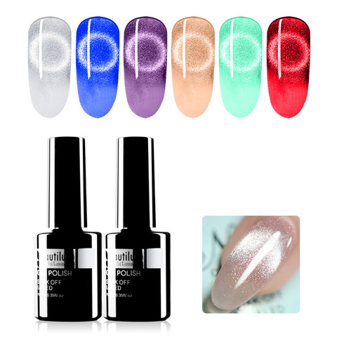 Vernis à ongles Gel pour les yeux de chat platine 9D vernis à ongles magnétc pour les yeux de chat Gels Semi permanents vernis à ongles 10ml ► Photo 1/6