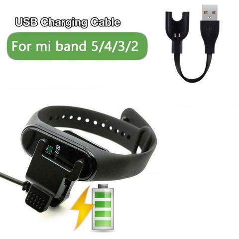 Câble de chargeur pour Xiaomi Mi bande 3 4 Miband 5 Bracelet intelligent Bracelet Mi bande 2 câble de charge Band4 USB chargeur adaptateur fil ► Photo 1/6