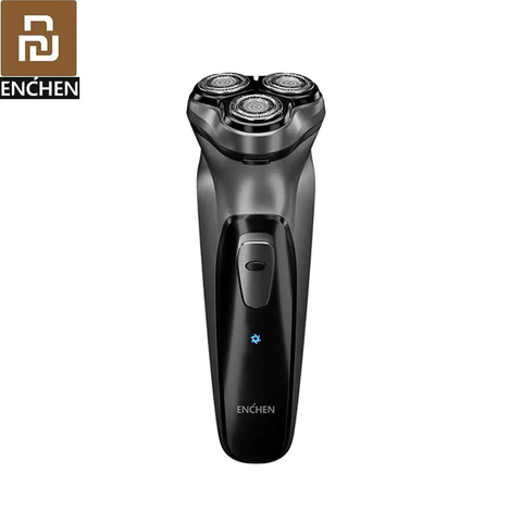 Enchen Rasoir Électrique 3D hommes Rasoir Tondeuse À Barbe Hommes lavable Rechargeable Portable 3 lames de découpeuse portative ► Photo 1/6