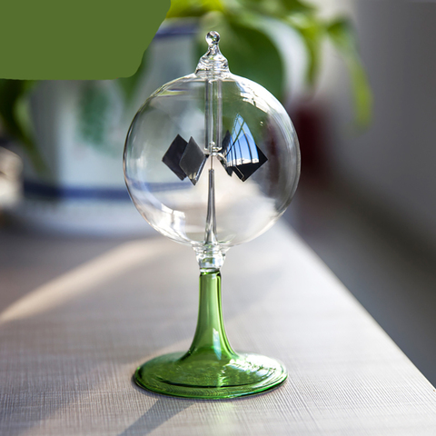 Soleil rotatif moulin à vent verre ameublement Article jouet cadeau décoration énergie solaire créatif moulin à vent énergie thermique induction ► Photo 1/5