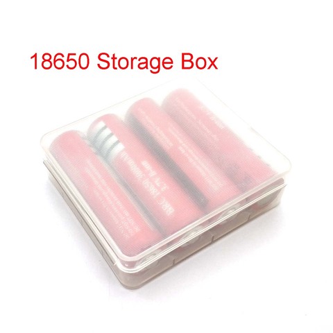 Durable 18650 support de boîte de stockage de batterie étui rigide pour 4x18650 batterie externe rechargeable étuis en plastique ► Photo 1/5