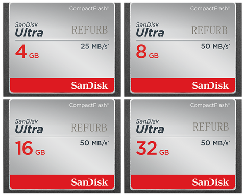 Sandisk CF carte mémoire 32GB 16GB 8GB 50 mo/s 25 mo/s Ultra 32G 16G 8G Flash Compact pour appareil photo numérique Original ► Photo 1/6