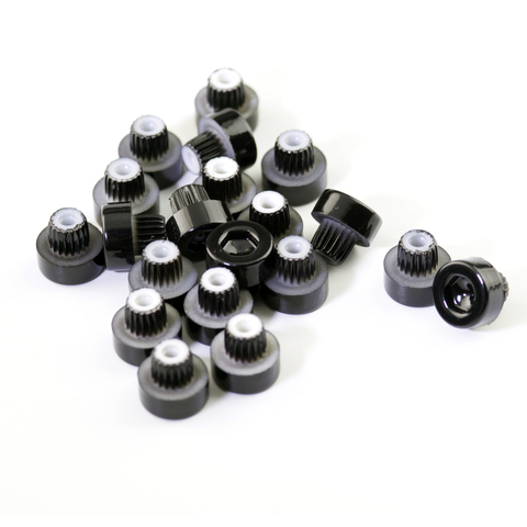 Rivets de roue universel pour décoration de lèvre pour jante or noir argent 6mm 25 pièces ► Photo 1/6