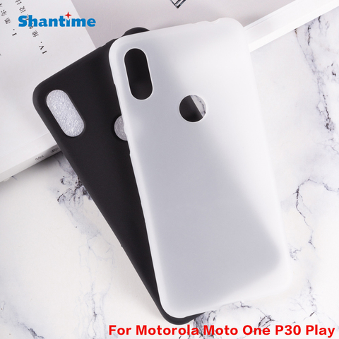 Pour Motorola Moto One P30 jouer Gel pouding Silicone téléphone coque arrière de protection pour Motorola Moto One P30 jouer coque souple en TPU ► Photo 1/6