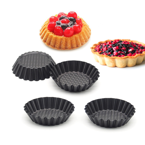Mini moules à cupcakes pour tarte, muffins, tartes d'œufs, ustensiles de cuisson, 12 moules antiadhésifs ► Photo 1/6