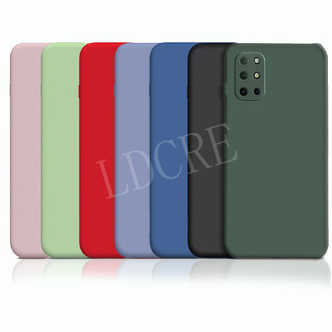 Pour couverture Oneplus 8T étui pour Oneplus 8T Capas couverture de pare-chocs en Silicone liquide souple pour Oneplus 5 6 7 t 7t 8 Pro Z Nord 8T Fundas ► Photo 1/6