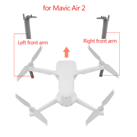 Pour Drone DJI Mavic Air 2, bras de support avant gauche/droit, train d'atterrissage, pièces de rechange d'avion pour Mavic Air 2, accessoires ► Photo 1/6