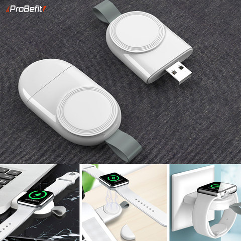 Chargeur sans fil Portable pour IWatch 6 SE 5 4 Station de charge câble de chargeur USB pour Apple Watch série 5 4 3 2 1 ► Photo 1/6