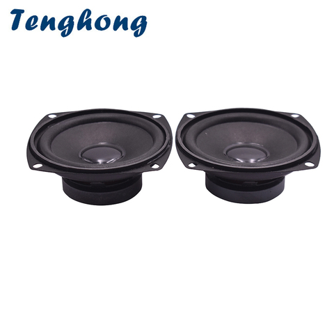 Tenghong 2 pièces 78MM 3 pouces haut-parleur 4Ohm 5W gamme complète haut-parleurs unité multimédia haut-parleur Portable pour Audio bricolage ► Photo 1/6