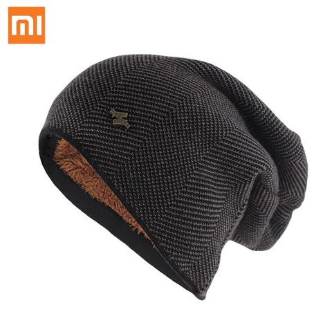 Xiaomi Mijia Winter Warm Hat For Women Men Knitted Casual Beanies Skullies Plus Velvet Thicken Hats Outdoor Cycling Skiing Cap ► Photo 1/6