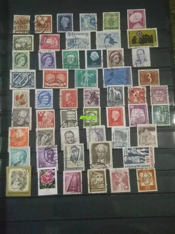 100 différents timbres postaux pour Scrapbooking tampons clairs pour Scrapbooking timbres artisanat fournitures timbres neufs pour carterie ► Photo 1/2