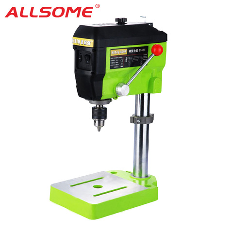 ALLSOME MINIQ Mini perceuse presse 220V 680W fraiseuse électrique vitesse Variable perceuse Machine meuleuse pour bricolage outils électriques BG ► Photo 1/5