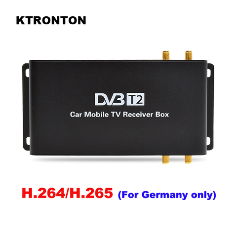 H.264-is récepteur de télévision numérique | Boîtier récepteur de télévision numérique T2, vitesse 180-200km/h, 4 antennes, quatre Tuners de mobilité, HD 1080P, USB HDMI ► Photo 1/6