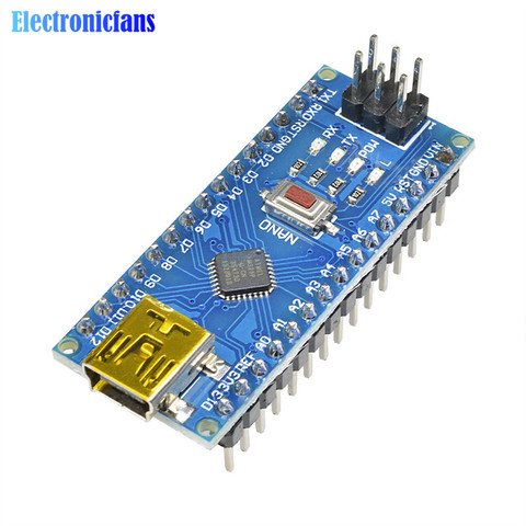 MINI carte de contrôle USB NANO V3.0, CH340, CH340G, 5V, 16M, Atmega328, Micro contrôleur pour Arduino Nano 3.0, MEGA328 Pro ► Photo 1/6