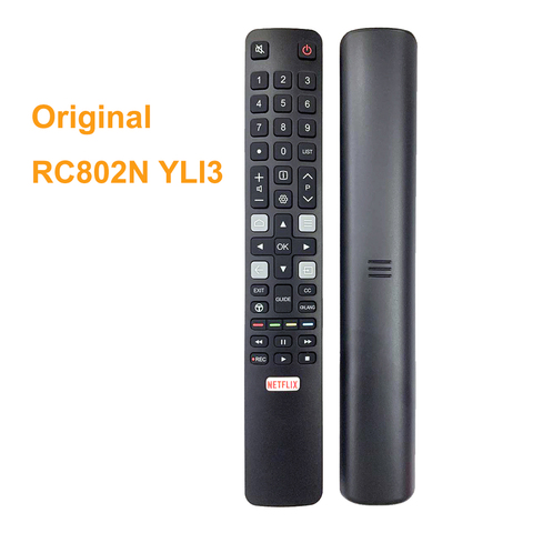 Nouveau Original RC802N YLI3 pour TCL LCD Smart TV télécommande 06-IRPT45-ERC802N ► Photo 1/4