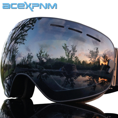 ACEXPNM – lunettes de Ski pour homme et femme, Protection UV400, Anti-buée, pour le Snowboard ► Photo 1/6