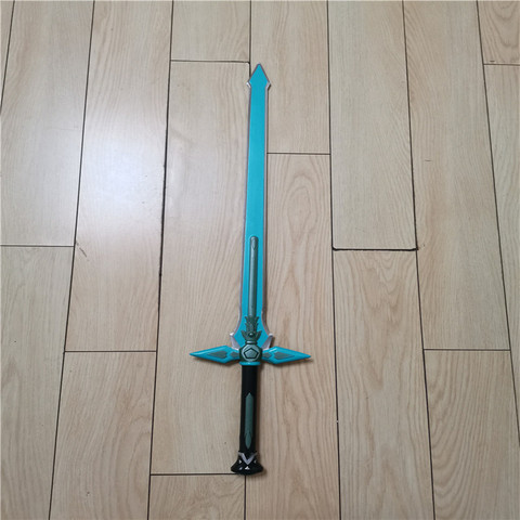 Épée Art en ligne SAO 1:1 noir repulseur/élucideur Kirito épée Kirigaya Kazuto accessoire de Cosplay Yuuki Asuna Cosplay PU épée 80cm ► Photo 1/6