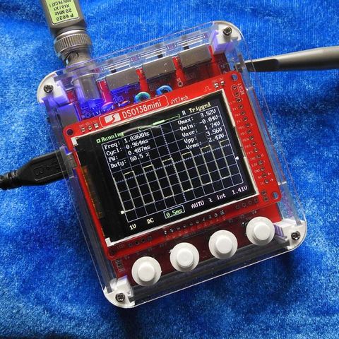 Étui de Protection en acrylique pour Mini Oscilloscope numérique DSO138, bricolage, couvercle anti-rayures, bouclier Transparent ► Photo 1/6