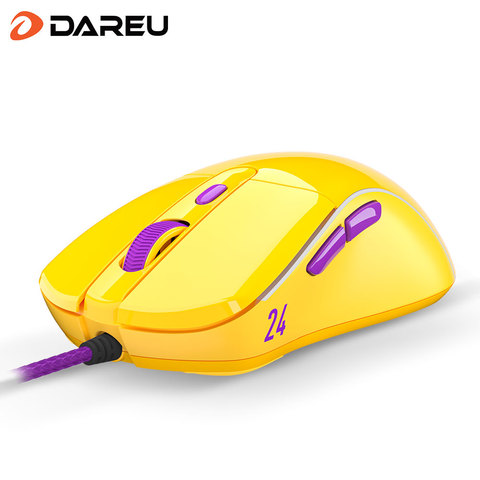 Dareu – souris de jeu A960, fil doux, léger, rétroéclairage rvb, 16000 DPI, 1000Hz, 50 millions de clics, 65g, PMW3389, KB24 ► Photo 1/6