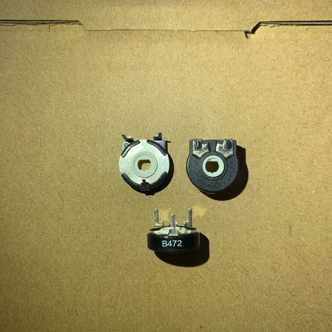 Potentiomètre ajustable pilier espagnol importé, trou ovale horizontal PT15-4.7K, 5 pièces/lot ► Photo 1/3