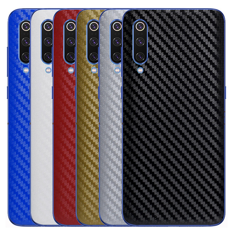 Coque 3D en Fiber de carbone pour XIAOMI, compatible modèles Mi10 Pro, Mi9, Mi8 Lite, M8SE, MIX2S, Redmi, 7, Note 8, 7, K20 Pro ► Photo 1/6