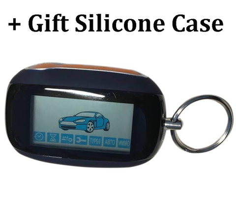 Porte-clés télécommande LCD B92 + étui en Silicone, cadeau pour système d'alarme de voiture bidirectionnel StarLine B92 ► Photo 1/1