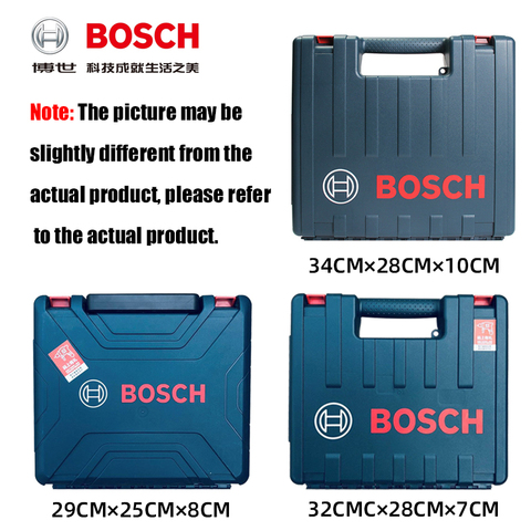 Bosch boîte à outils originale perceuse à main, boîte de rangement de matériel multifonctionnel domestique valise en plastique ► Photo 1/6