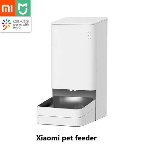 Nouveau Xiaomi Smart mangeoire pour animaux de compagnie chat chien télécommande commande vocale alimentation automatique régulière Quantitative avec Mijia App ► Photo 1/6