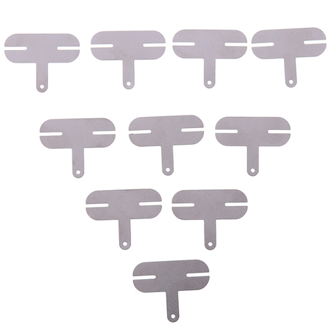 10 pièces/sac 18650 puissance T Type batterie au Lithium feuille de Nickel tôle d'acier nickelé soudage par points Film de Nickel 25*10*0.2(mm) ► Photo 1/6