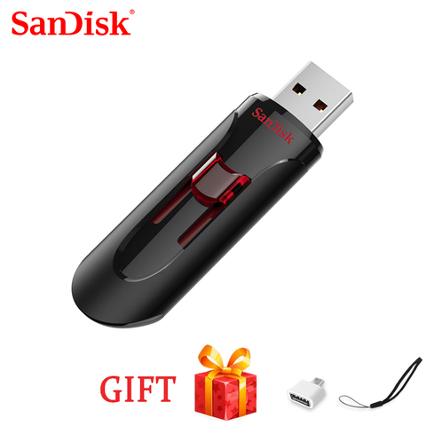 SanDisk-clé Flash USB CZ600, 100%, clé stylo, 16 go, 32 go, 64 go, 3.0 go, clé usb 128, grande vitesse ► Photo 1/6