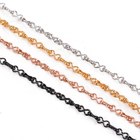 Collier chaîne pour femmes, pendentif 316L, chaîne à maillons, en acier inoxydable, largeur des bijoux 2mm * 5mm, 1 pièce ► Photo 1/5