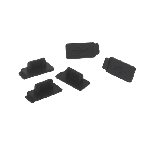 5 pièces Standard USB prise de poussière Port chargeur Interface de couverture prévention de la poussière ► Photo 1/6