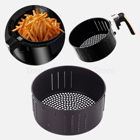 2.6L 3.5L antiadhésif Air friteuse panier cuisson vidange huile poêle friture accessoires ustensiles de cuisine lave-vaisselle ► Photo 1/6