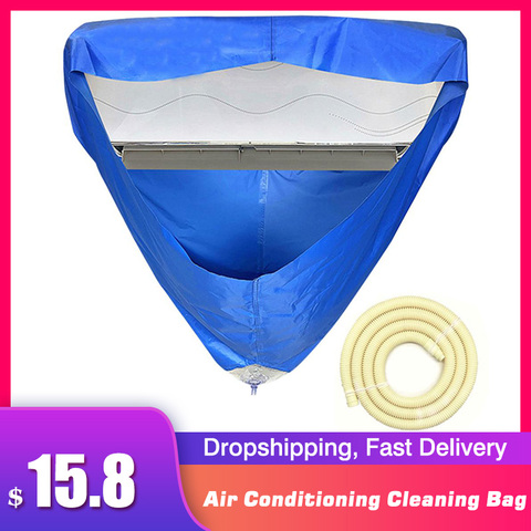 Sac de nettoyage de climatiseur mural, housse de lavage pour climatiseur 1-1.5p/2P-3P ► Photo 1/6