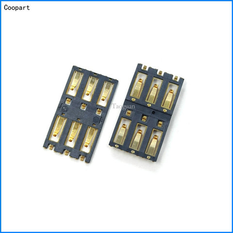 Coopart – prise pour carte SIM Xiaomi 3 Mi 3 Mi3, 2 pièces/lot, connecteur de remplacement, qualité supérieure ► Photo 1/1