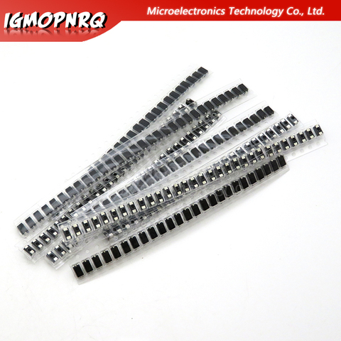 Kit de diodes SMA M1 M4 M7 SS14 SS16 SS24 SS34 RS1M 1N4007 1N4004 1N5819 SR160 SR240 1N5822 FR107 200, 8 valeurs * 25 pièces, DO-214AC pièces ► Photo 1/1