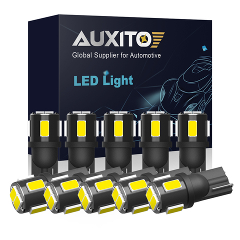 Ampoule Led T10 W5W pour voiture, lampe de stationnement pour Hyundai Tucson 194 Santa Fe Elantra Getz I20 Sonata Ix25 I40, 168 2017, 10 pièces ► Photo 1/6