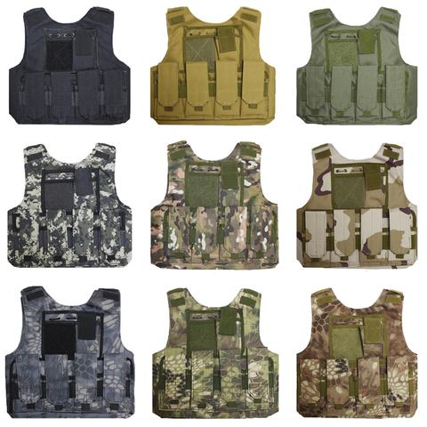 Gilet de Protection CS pour enfants, équipement de tir en plein air, entraînement au Combat militaire, Camping, chasse, gilet tactique multifonction ► Photo 1/6