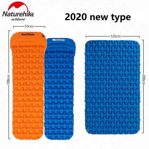 Natte de Camping extérieure ultra-légère naturerandonnée 1-2 homme coussin de couchage matelas gonflable Portable Camping randonnée tapis d'air ► Photo 1/6