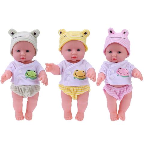 30cm nouveau-né bébé poupée jouets pour filles Simulation douce réaliste bébés poupée jouets éducatifs poupées pour enfants cadeau d'anniversaire jouet ► Photo 1/6