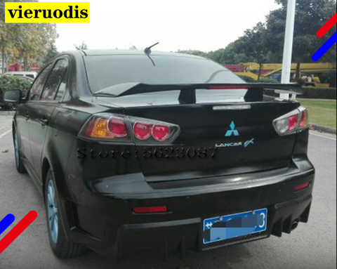 Aileron de lèvre de coffre arrière de voiture aile noire pour Mitsubishi Lancer Evo X 10 2008-2017 ► Photo 1/5