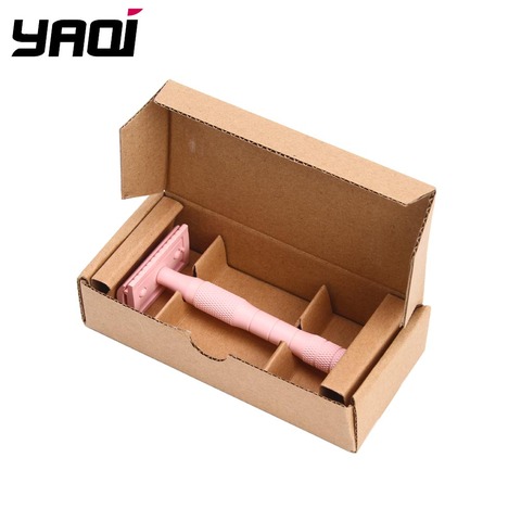 YAQI – rasoir de sécurité pour femmes, couleur rose ► Photo 1/6