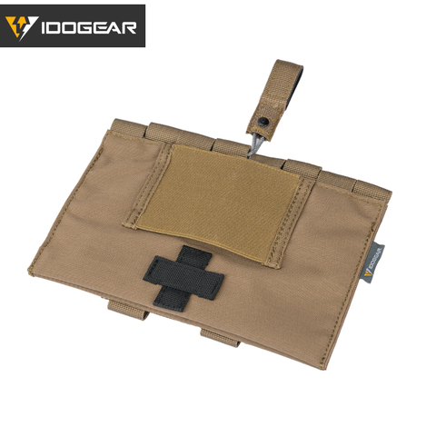 IDOGEAR-pochette médicale tactique, sac de Kit de premiers soins MOLLE 9022B, équipement médical d'urgence Airsoft chasse 3548 ► Photo 1/6