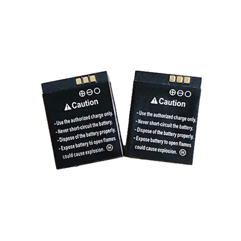 2 batteries li-po rechargeables, LQ-S1, LQ-S1 V, 3.7 mAh, pour montre connectée DZ09 W8 A1 T8 X6 QW09 V8 X6 DJ-09 ► Photo 1/6