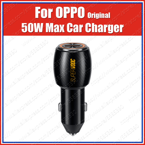 CC001 Original OPPO Super VOOC chargeur de voiture 50W Max 10V 5A pour Reno ace 2 trouver X2 Pro R17 Pro K5 OnePlus 8 Pro 7T Pro ► Photo 1/6