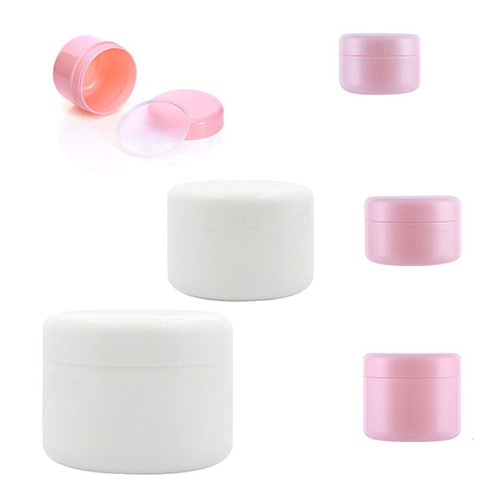 Pot en plastique rechargeable pour maquillage vide 10/20/30/50/30/60g, bouteilles d'échantillons, Pot de voyage, pour crème pour le visage, Lotion, conteneur rechargeable, 100 ► Photo 1/6