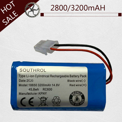 Batterie Chuwi Rechargeable de haute qualité, 14.8V 2800mAh/3200mAH, pour ILIFE ecovacs A4S V7s A6 V7s pro ► Photo 1/4