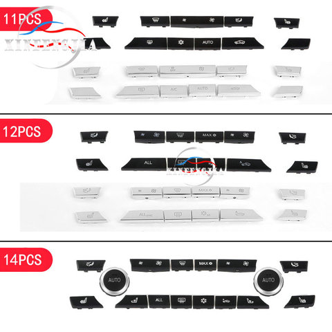 Commande centrale AC, noir argenté, pour BMW série 5 7 F10 F01 10-16, bouton de commutation remplacement ► Photo 1/6